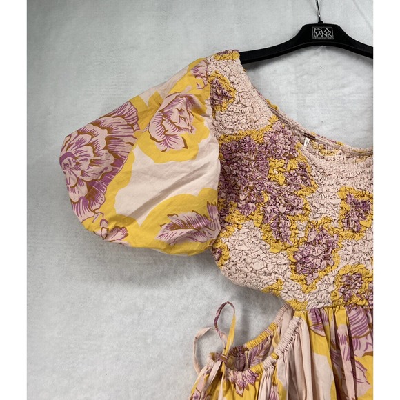 Free People Kalina Printed Midi Dress Size Xsmall - Picture 10 of 14